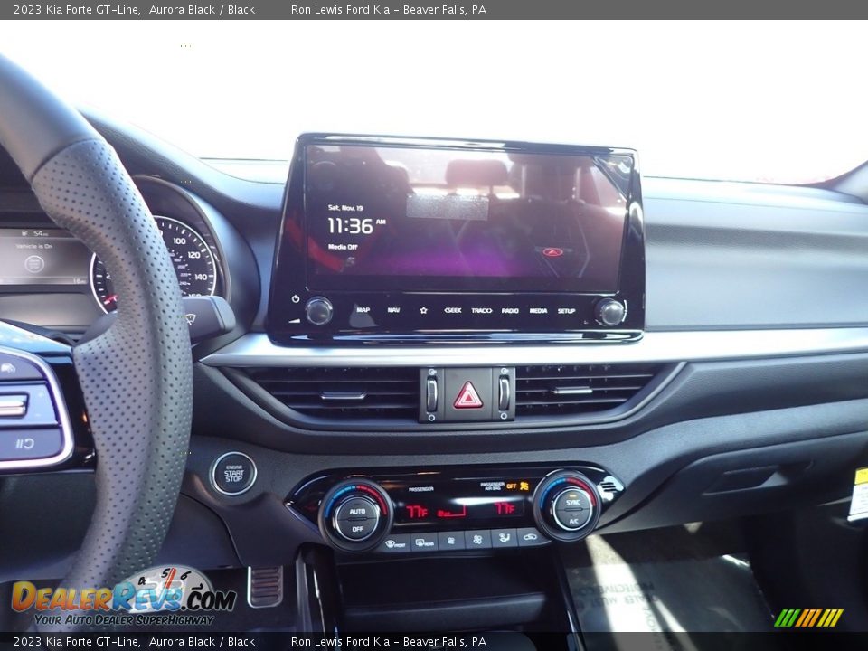 2023 Kia Forte GT-Line Aurora Black / Black Photo #17