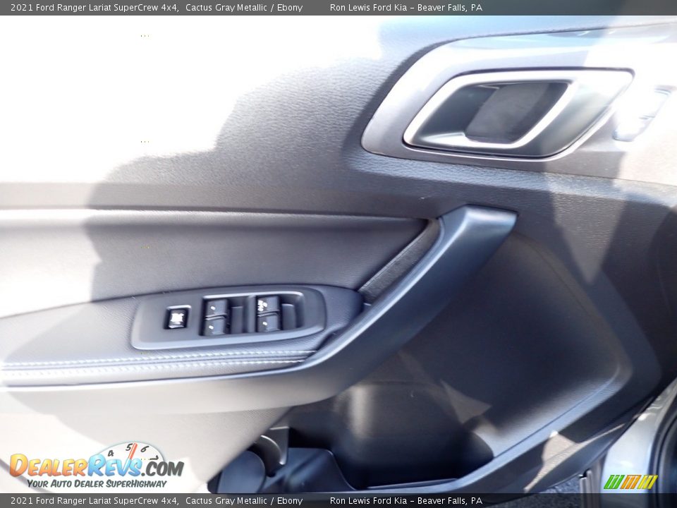 2021 Ford Ranger Lariat SuperCrew 4x4 Cactus Gray Metallic / Ebony Photo #16