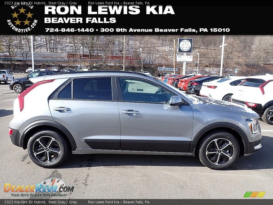 2023 Kia Niro EX Hybrid Steel Gray / Gray Photo #1