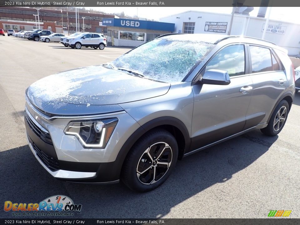 2023 Kia Niro EX Hybrid Steel Gray / Gray Photo #4
