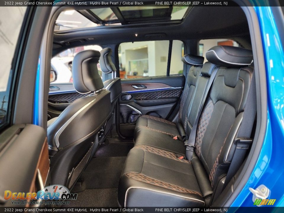 Rear Seat of 2022 Jeep Grand Cherokee Summit 4XE Hybrid Photo #9