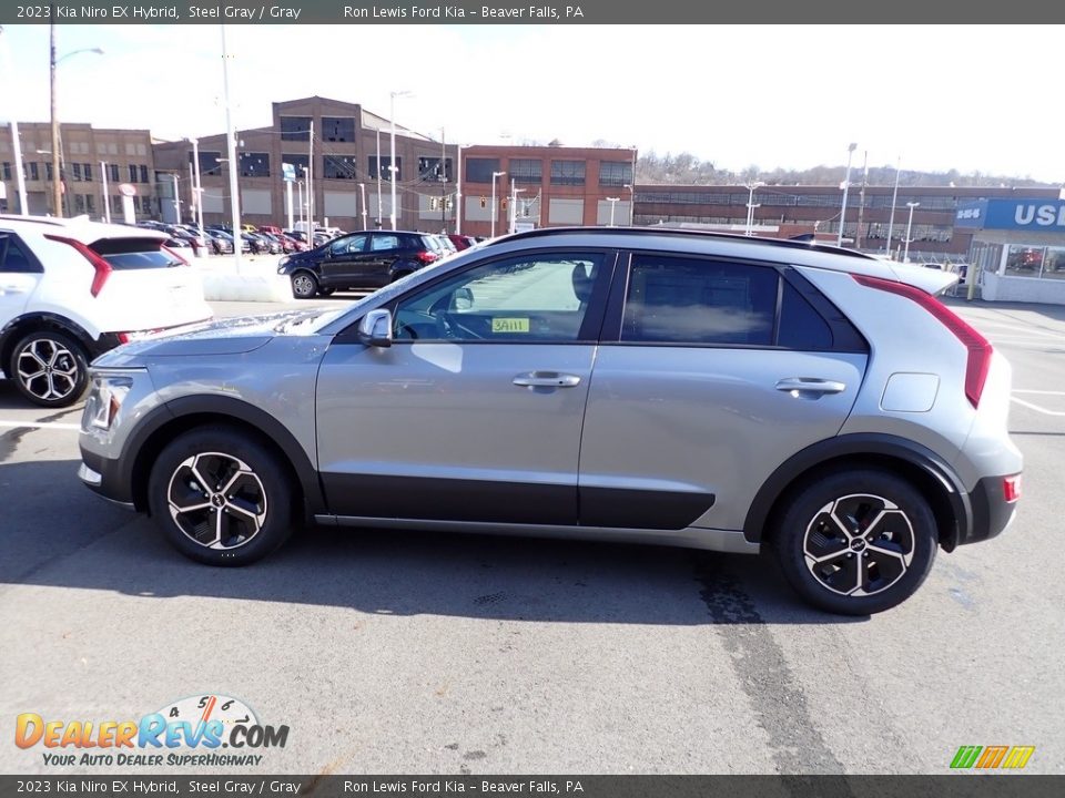 2023 Kia Niro EX Hybrid Steel Gray / Gray Photo #5