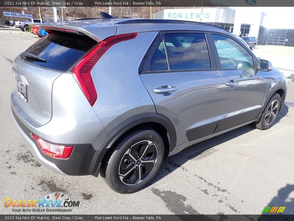 2023 Kia Niro EX Hybrid Steel Gray / Gray Photo #8