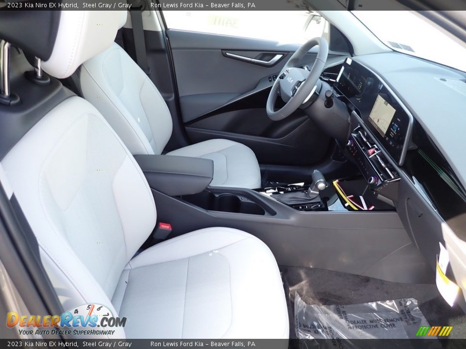 2023 Kia Niro EX Hybrid Steel Gray / Gray Photo #11