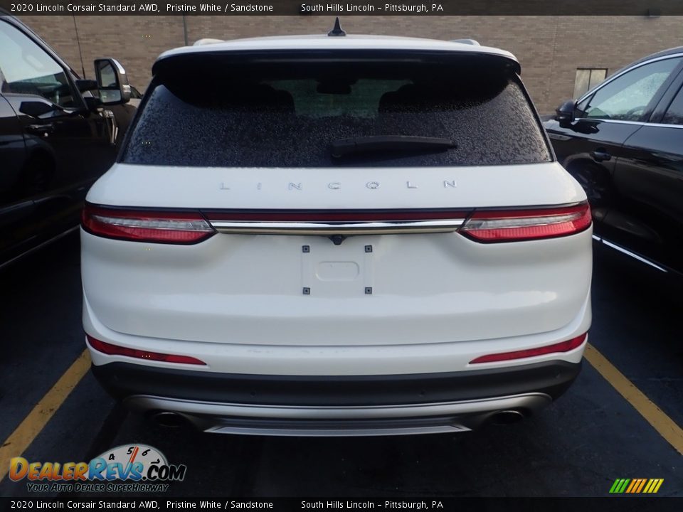 2020 Lincoln Corsair Standard AWD Pristine White / Sandstone Photo #3