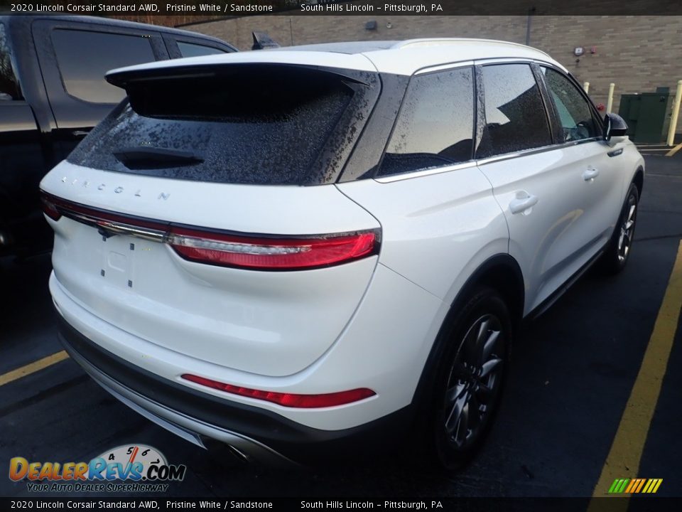 2020 Lincoln Corsair Standard AWD Pristine White / Sandstone Photo #4