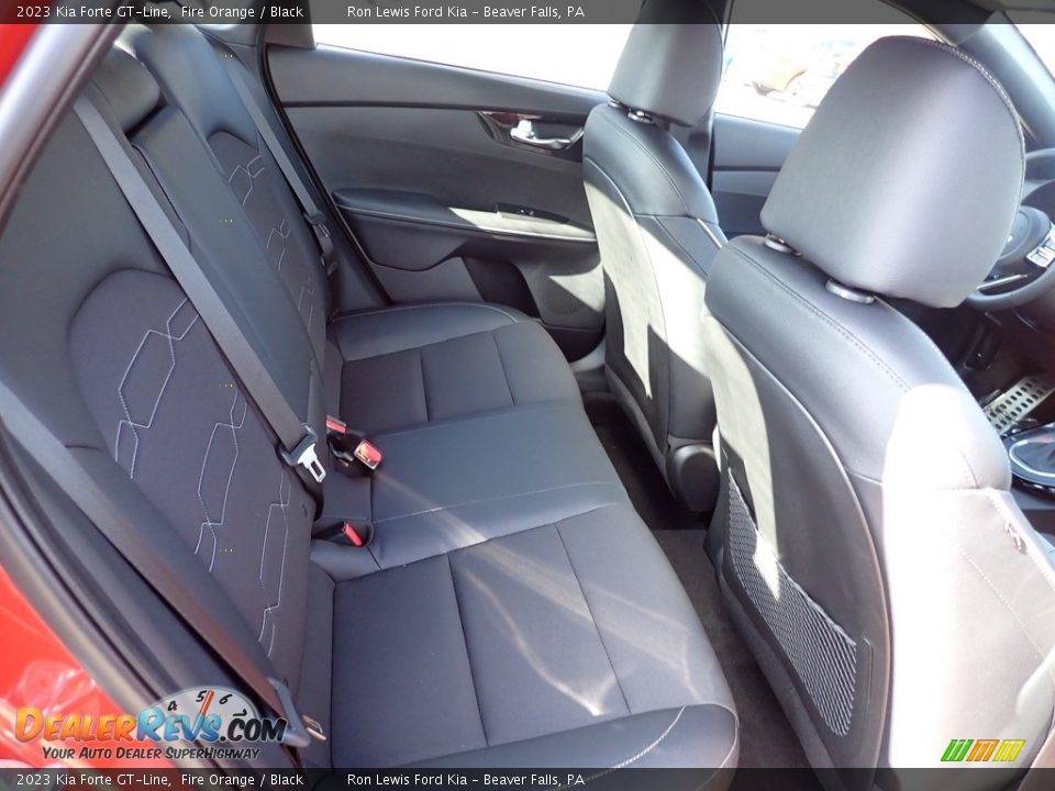 2023 Kia Forte GT-Line Fire Orange / Black Photo #10