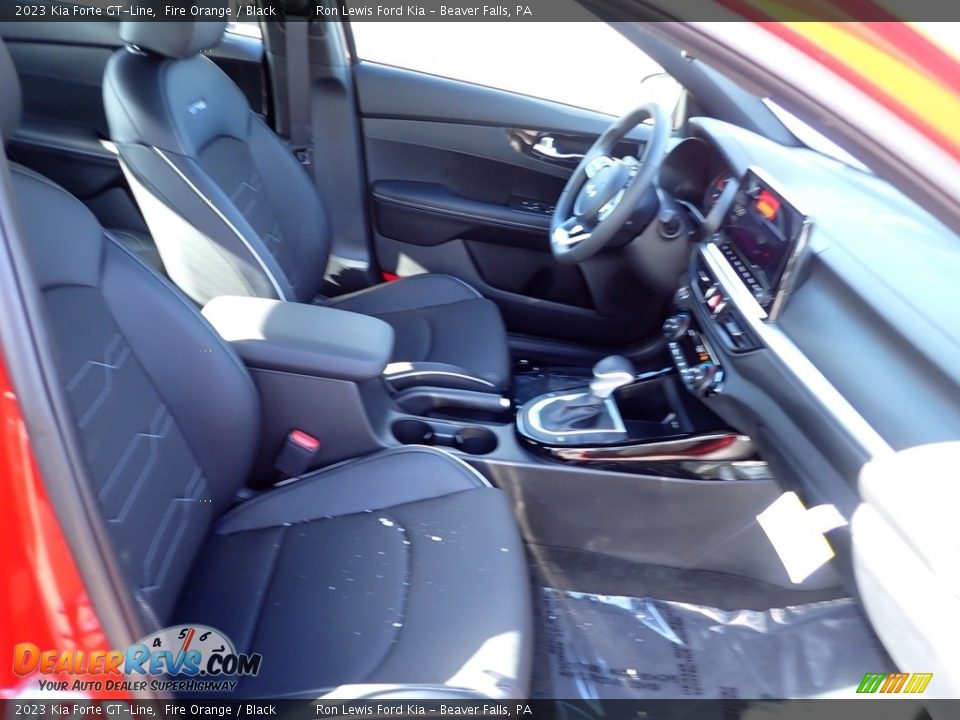 2023 Kia Forte GT-Line Fire Orange / Black Photo #11