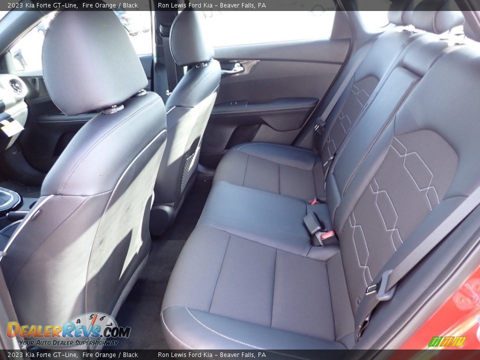 2023 Kia Forte GT-Line Fire Orange / Black Photo #12