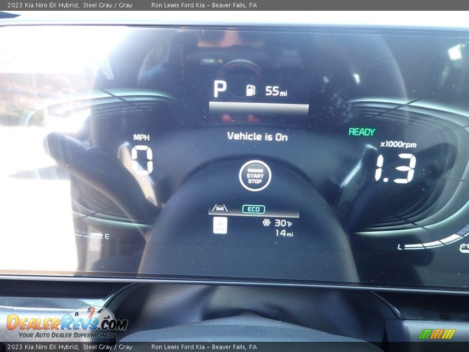 2023 Kia Niro EX Hybrid Steel Gray / Gray Photo #16