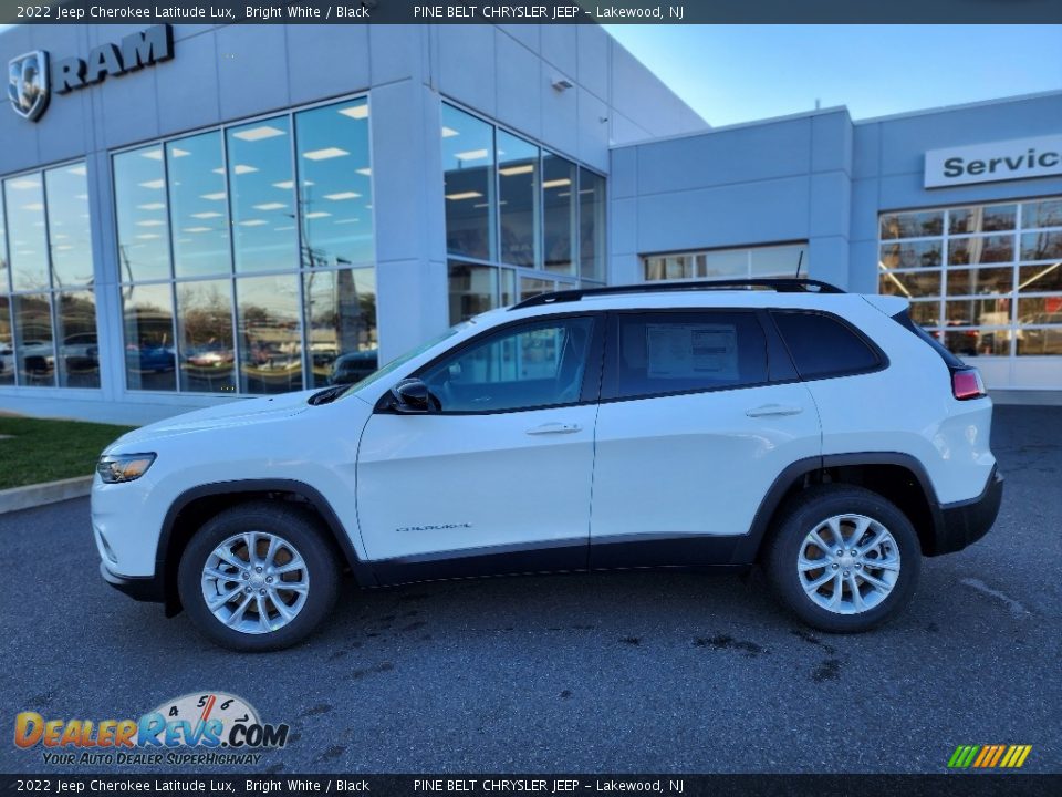 2022 Jeep Cherokee Latitude Lux Bright White / Black Photo #3