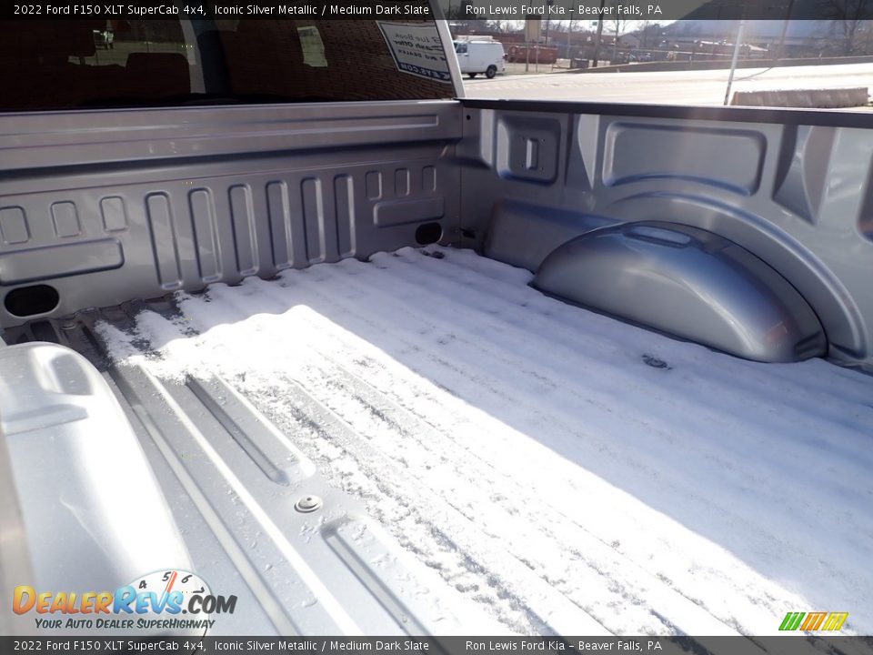 2022 Ford F150 XLT SuperCab 4x4 Iconic Silver Metallic / Medium Dark Slate Photo #7