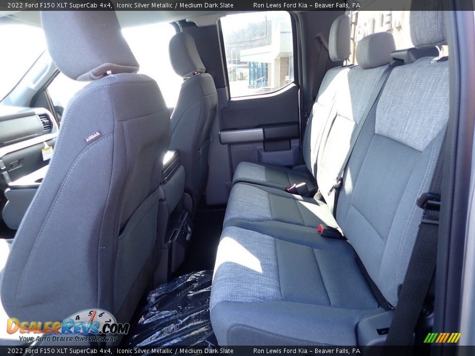 2022 Ford F150 XLT SuperCab 4x4 Iconic Silver Metallic / Medium Dark Slate Photo #11