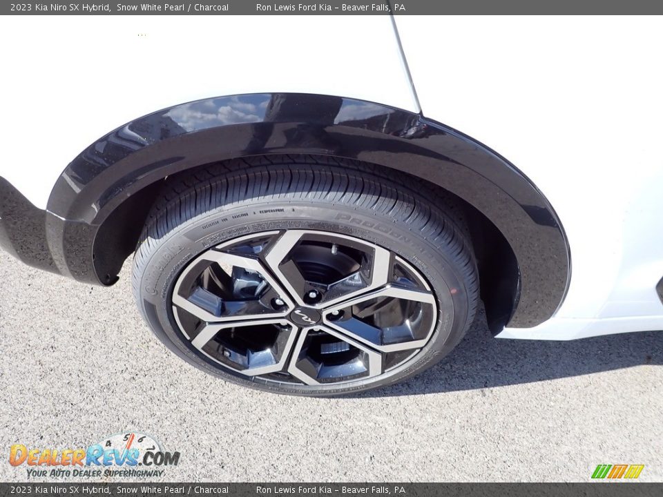 2023 Kia Niro SX Hybrid Snow White Pearl / Charcoal Photo #9