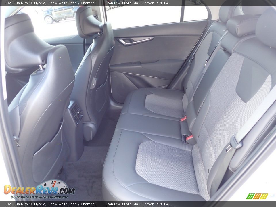 2023 Kia Niro SX Hybrid Snow White Pearl / Charcoal Photo #12