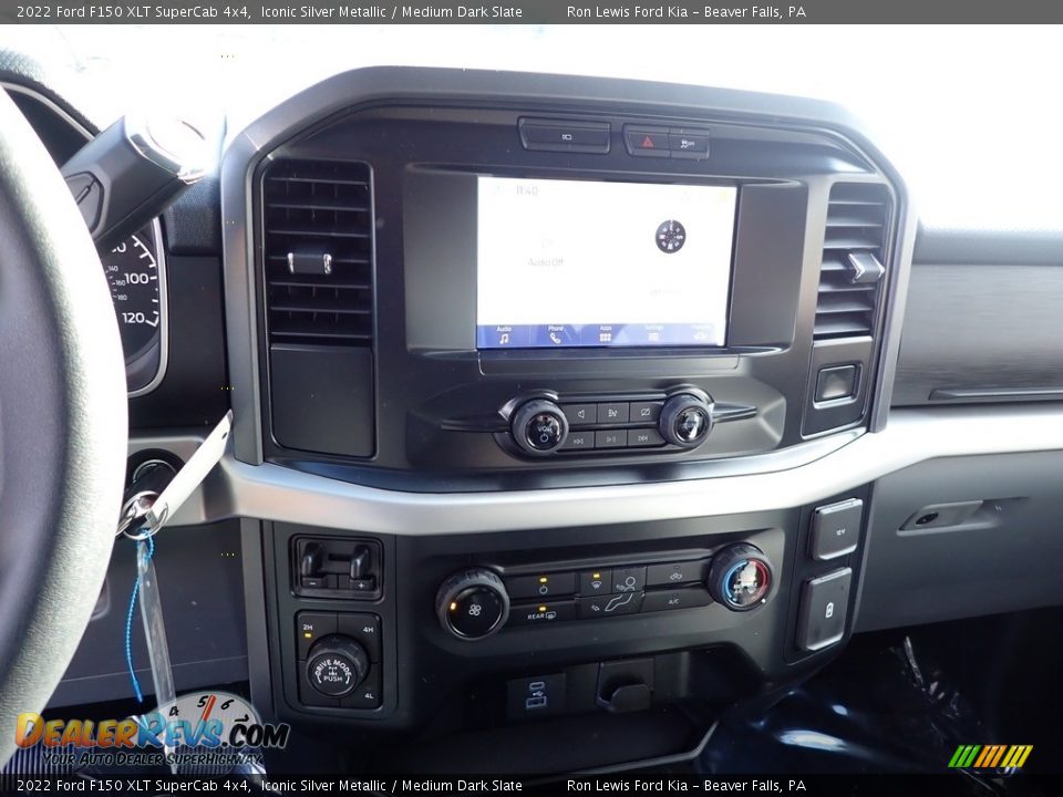 2022 Ford F150 XLT SuperCab 4x4 Iconic Silver Metallic / Medium Dark Slate Photo #16