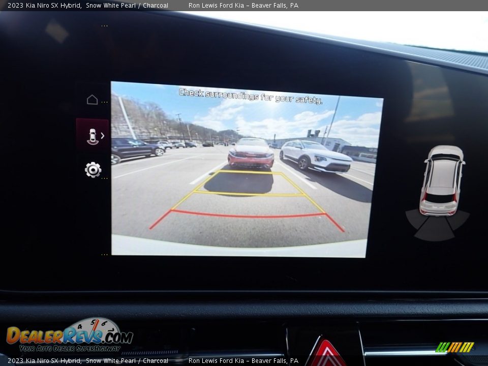 2023 Kia Niro SX Hybrid Snow White Pearl / Charcoal Photo #18