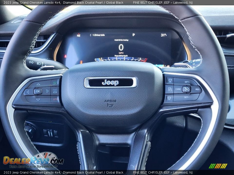 2023 Jeep Grand Cherokee Laredo 4x4 Steering Wheel Photo #10