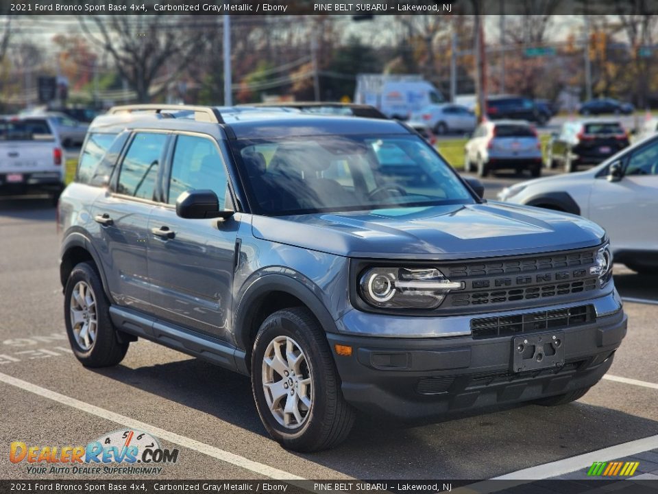 2021 Ford Bronco Sport Base 4x4 Carbonized Gray Metallic / Ebony Photo #3