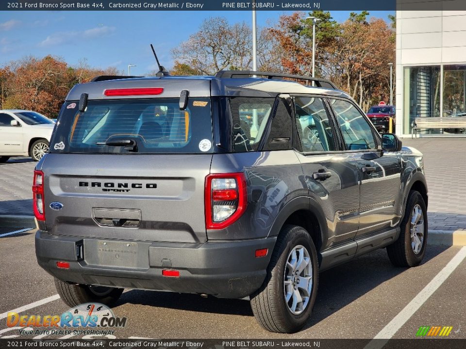 2021 Ford Bronco Sport Base 4x4 Carbonized Gray Metallic / Ebony Photo #7