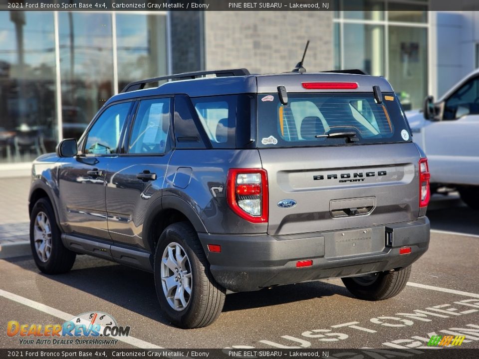 2021 Ford Bronco Sport Base 4x4 Carbonized Gray Metallic / Ebony Photo #10