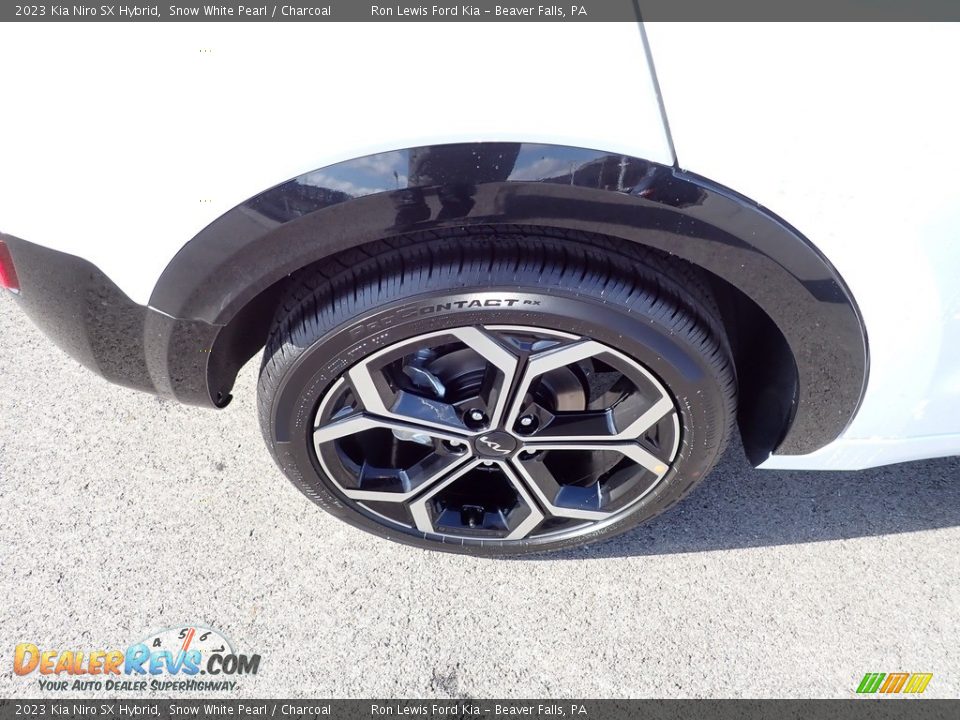 2023 Kia Niro SX Hybrid Snow White Pearl / Charcoal Photo #9