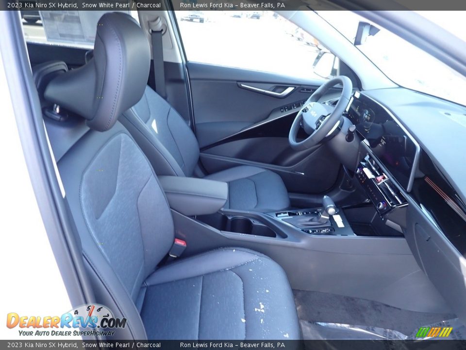 2023 Kia Niro SX Hybrid Snow White Pearl / Charcoal Photo #11
