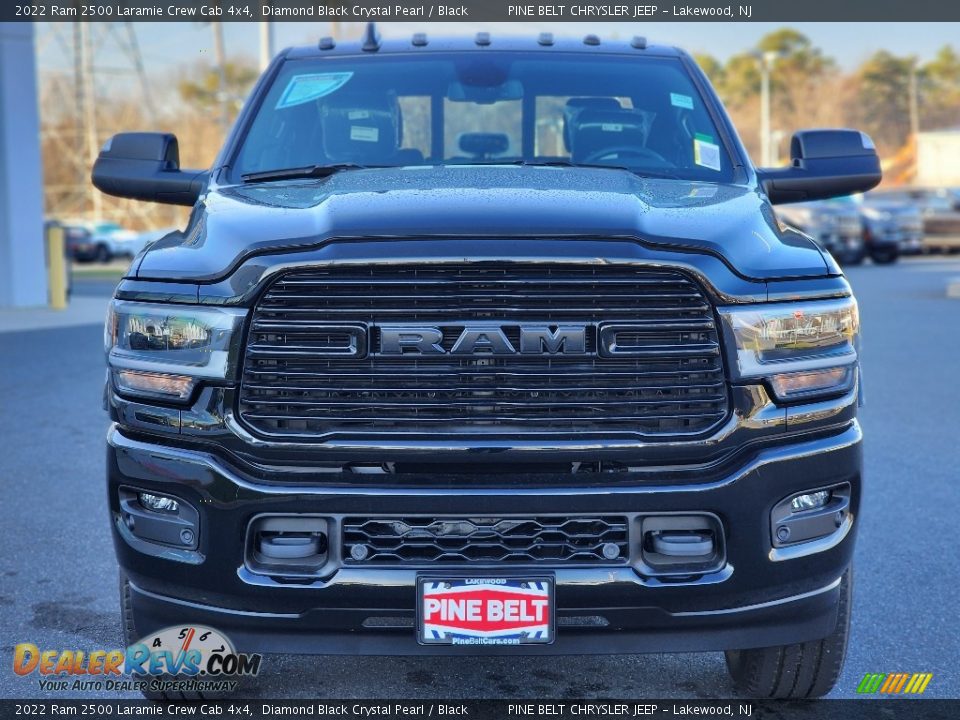 2022 Ram 2500 Laramie Crew Cab 4x4 Diamond Black Crystal Pearl / Black Photo #2