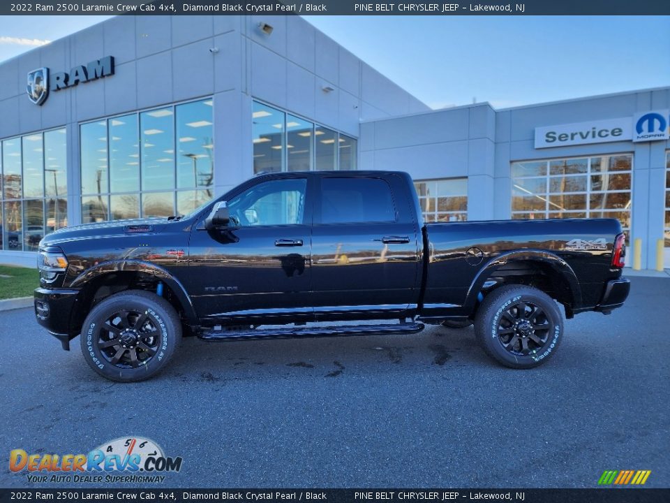 Diamond Black Crystal Pearl 2022 Ram 2500 Laramie Crew Cab 4x4 Photo #3