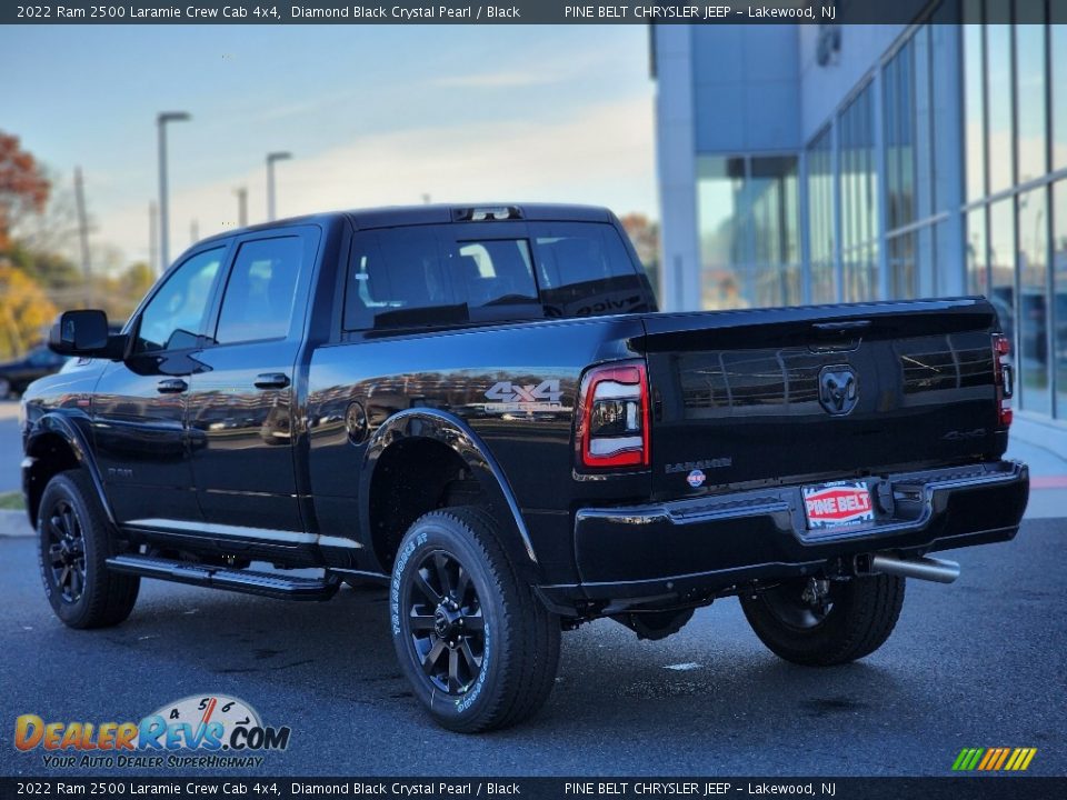 2022 Ram 2500 Laramie Crew Cab 4x4 Diamond Black Crystal Pearl / Black Photo #4