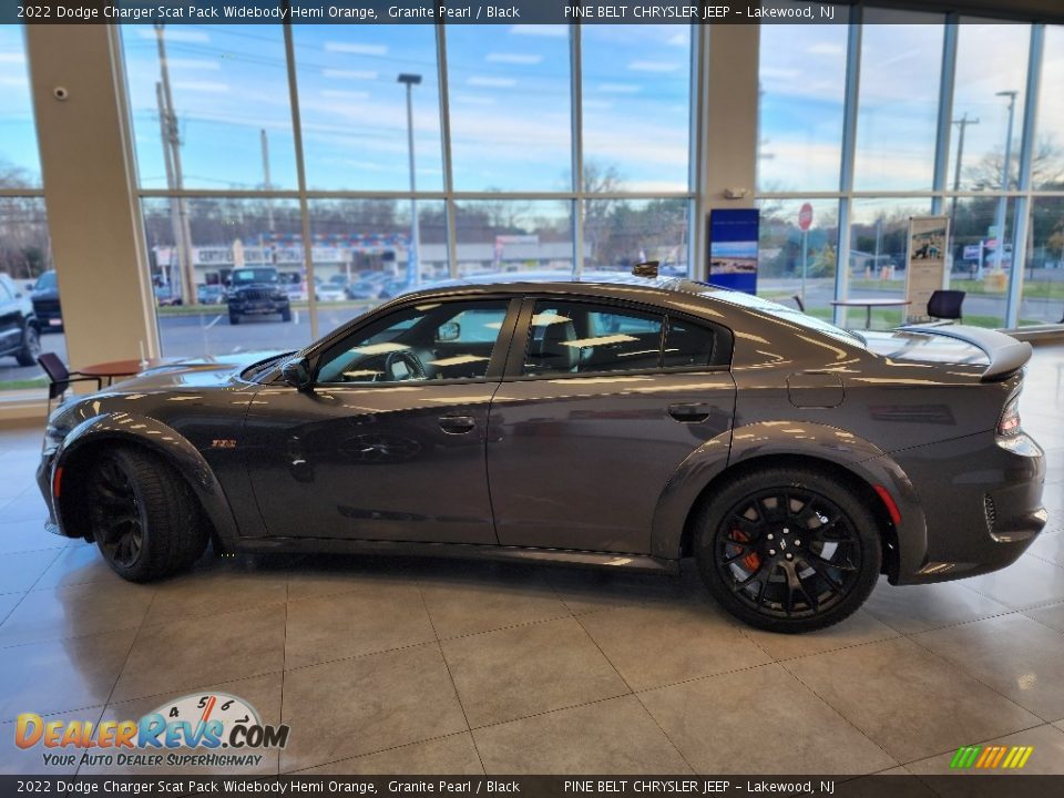 2022 Dodge Charger Scat Pack Widebody Hemi Orange Granite Pearl / Black Photo #3