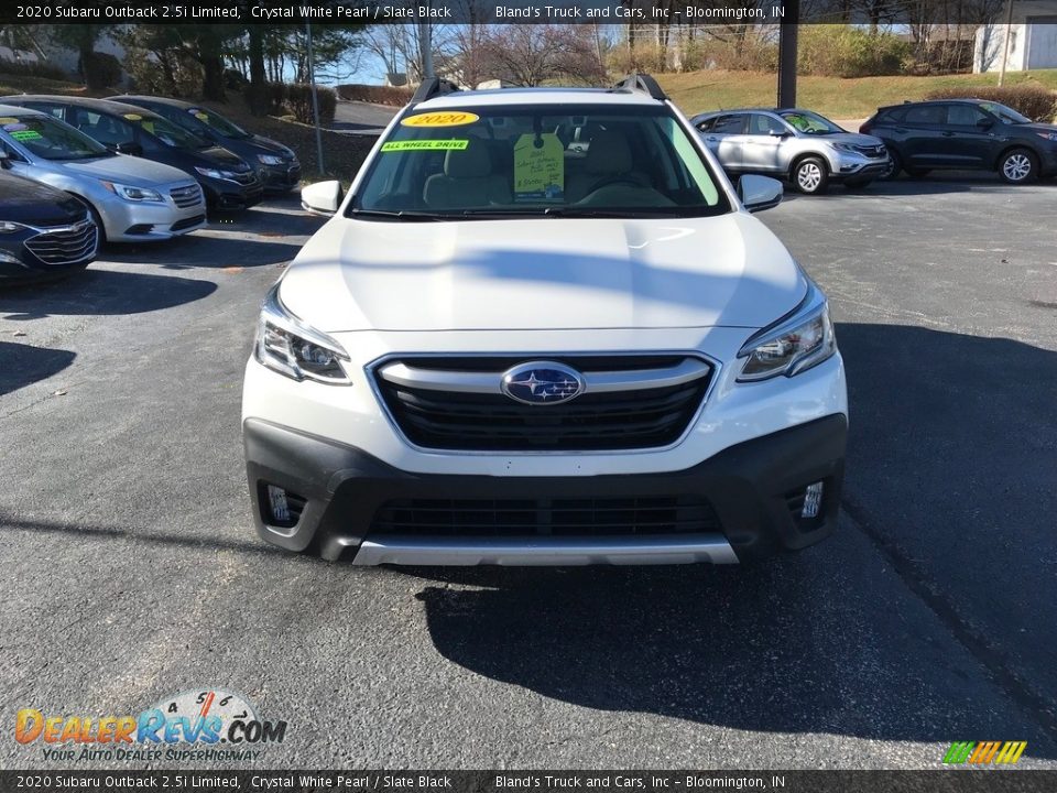 2020 Subaru Outback 2.5i Limited Crystal White Pearl / Slate Black Photo #3