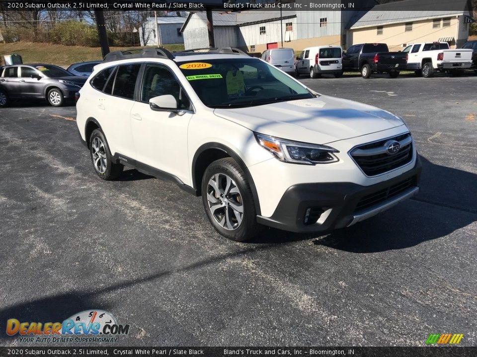 2020 Subaru Outback 2.5i Limited Crystal White Pearl / Slate Black Photo #4