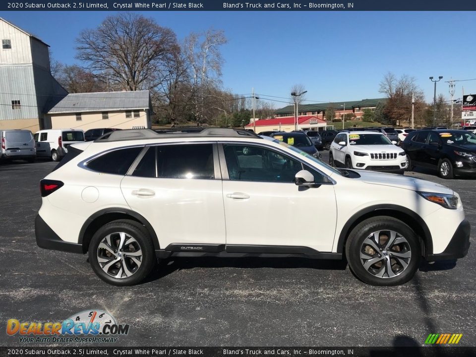 2020 Subaru Outback 2.5i Limited Crystal White Pearl / Slate Black Photo #5