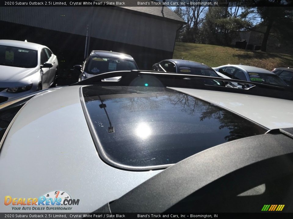 2020 Subaru Outback 2.5i Limited Crystal White Pearl / Slate Black Photo #12