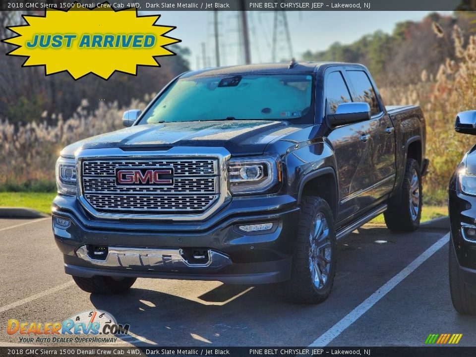 2018 GMC Sierra 1500 Denali Crew Cab 4WD Dark Slate Metallic / Jet Black Photo #1