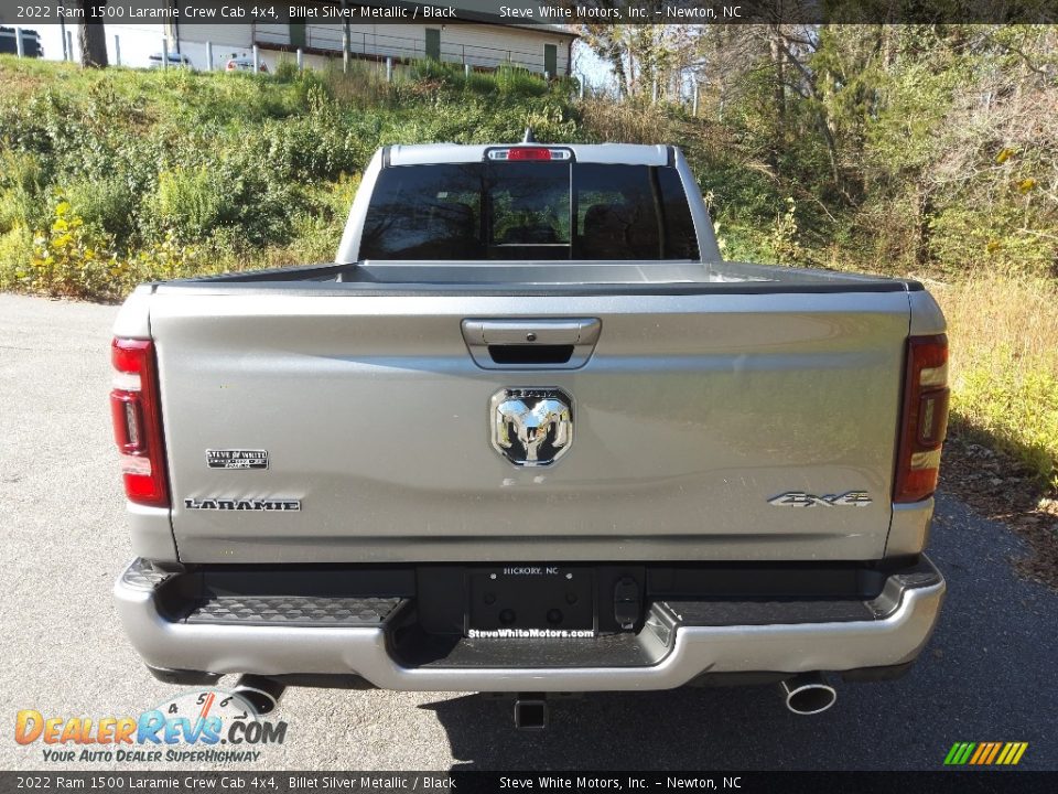 2022 Ram 1500 Laramie Crew Cab 4x4 Billet Silver Metallic / Black Photo #7