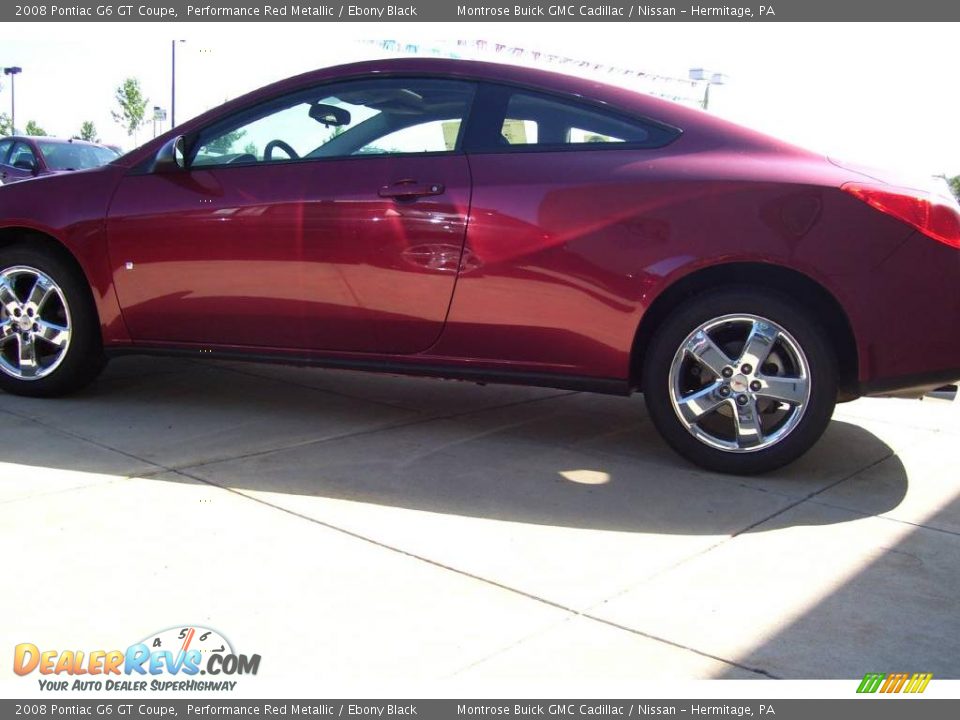 2008 Pontiac G6 GT Coupe Performance Red Metallic / Ebony Black Photo #5