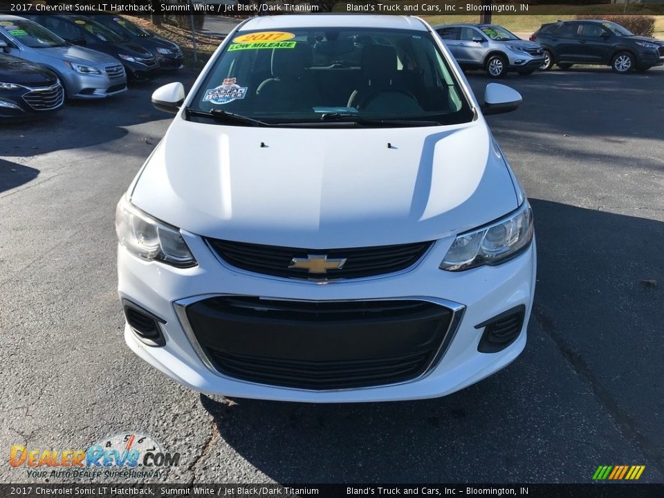 2017 Chevrolet Sonic LT Hatchback Summit White / Jet Black/Dark Titanium Photo #3