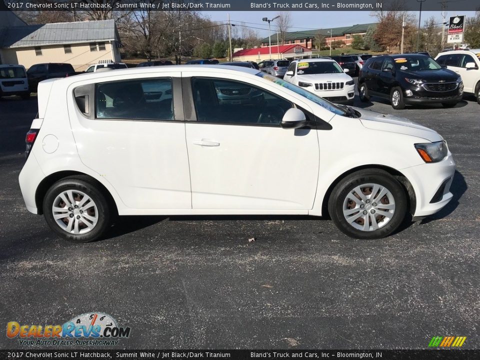 Summit White 2017 Chevrolet Sonic LT Hatchback Photo #5
