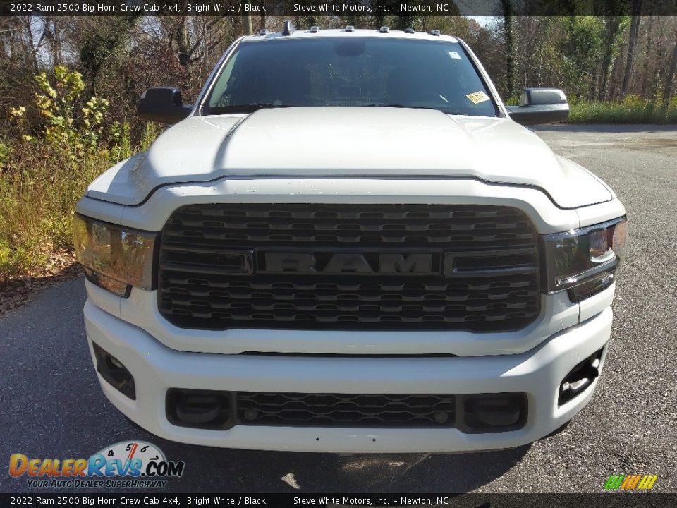 2022 Ram 2500 Big Horn Crew Cab 4x4 Bright White / Black Photo #3