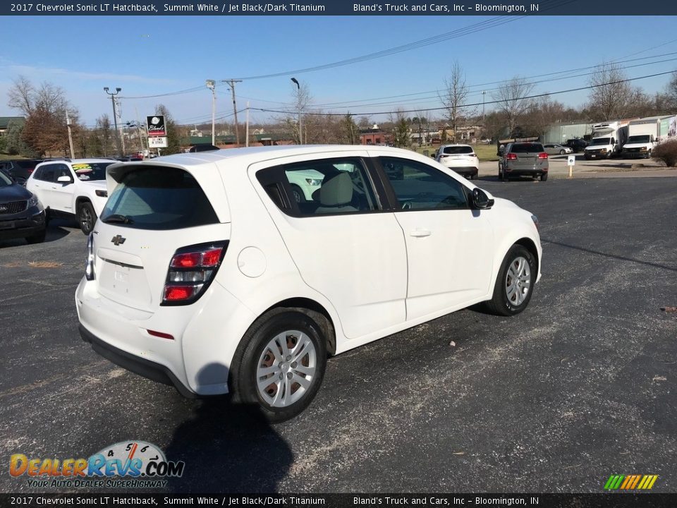 2017 Chevrolet Sonic LT Hatchback Summit White / Jet Black/Dark Titanium Photo #6