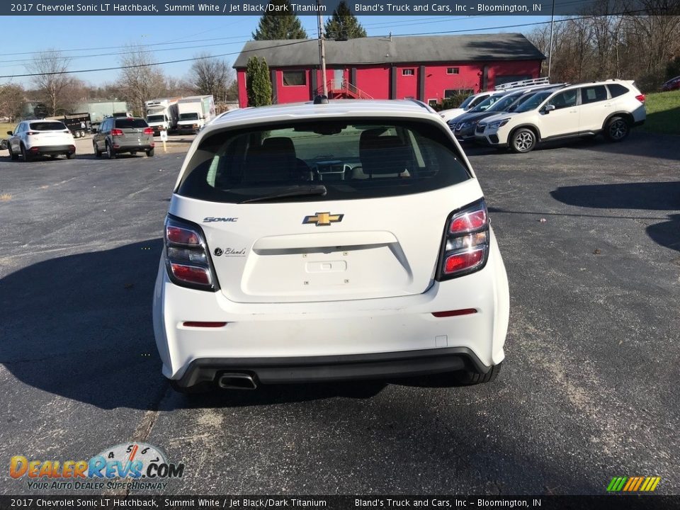 2017 Chevrolet Sonic LT Hatchback Summit White / Jet Black/Dark Titanium Photo #7