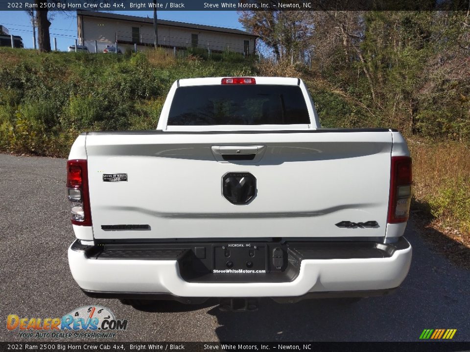 2022 Ram 2500 Big Horn Crew Cab 4x4 Bright White / Black Photo #7