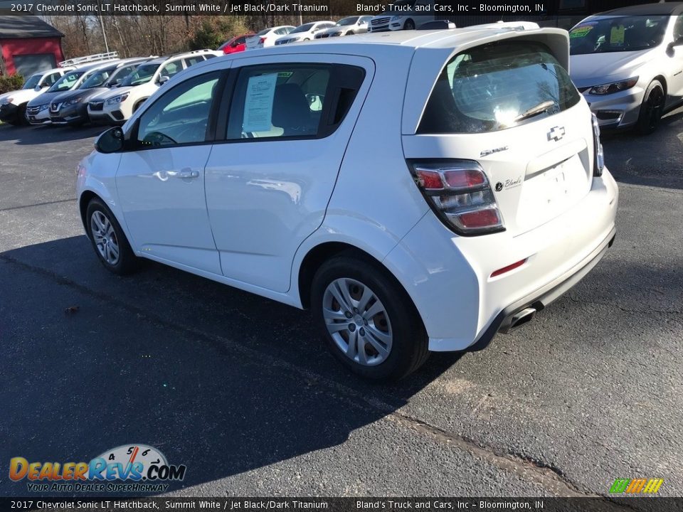 2017 Chevrolet Sonic LT Hatchback Summit White / Jet Black/Dark Titanium Photo #10