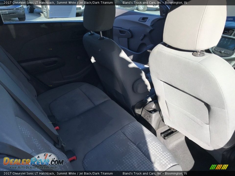 2017 Chevrolet Sonic LT Hatchback Summit White / Jet Black/Dark Titanium Photo #22