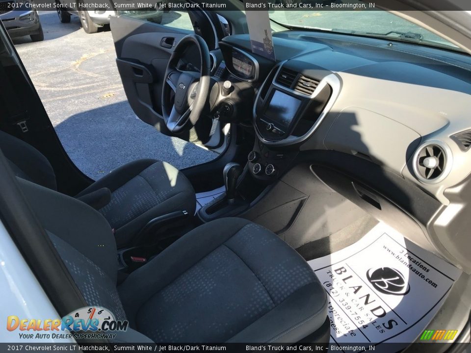 2017 Chevrolet Sonic LT Hatchback Summit White / Jet Black/Dark Titanium Photo #24