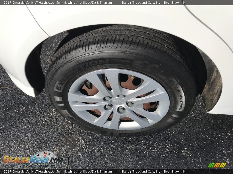 2017 Chevrolet Sonic LT Hatchback Summit White / Jet Black/Dark Titanium Photo #26