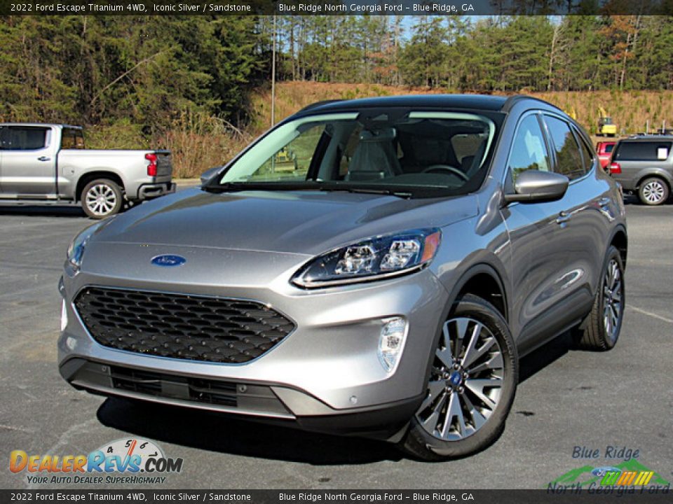 2022 Ford Escape Titanium 4WD Iconic Silver / Sandstone Photo #1