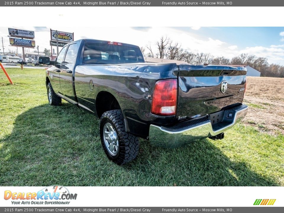 2015 Ram 2500 Tradesman Crew Cab 4x4 Midnight Blue Pearl / Black/Diesel Gray Photo #5